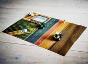 Mata Farma dywanik prezent dla chłopca 73x50cm do hotwheels lego matchbox