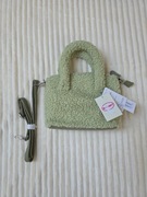 Torebka Graceland Deichmann zielona barankowa miękka usztywniana 