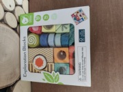 Klocki sensoryczne Montessori 7 w 1 zabawki drewniane