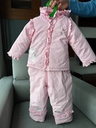 Kombinezon Wiosenny Komplet dziewczęcy Spodnie Kurtka Rozmiar 80-86 cm