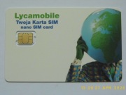 Lycamobile niewyłamana nano sim 