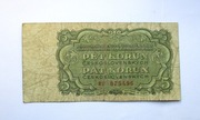 5 Koron 1961 r.  Czechosłowacja