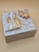 Szkatułka skrzynka na Ślub  3d Para młodych  I serca