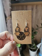 Kolczyki wiszące  duchy halloween 