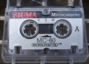 Kaseta mikro SIGMA MC-60 dyktafon sekretarka