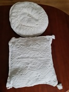 Poszewki szydełkowe z poduszkami 