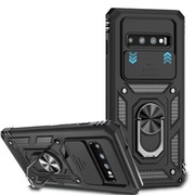 ETUI WSTRZĄSOODPORNE DO SAMSUNGA GALAXY S10 Z PODSTAWKĄ – CZARNE