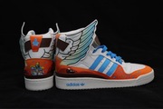 Adidas Originals x Jeremy Scott Wings 4.0, roz. 42 2/3, ręcznie malowane