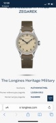 Zegarek Longines Military Heritage