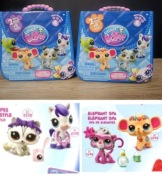 Lps Littlest Pet Shop seria 4 figurka figurki koń małpka słoń kot