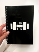 Gym log dziennik na siłownie notes notatnik zeszyt