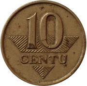 Litwa 10 centu z 1997 roku - OBEJRZYJ MOJĄ OFERTĘ