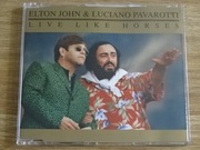 Elton John & Luciano Pavarotti - Live Like Horses (CD) singiel 1996