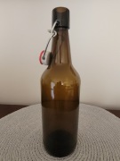 Butelka szklana 600ml zamykana do piwa i oliwy