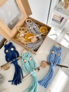 Makrama sowa na gałęzi pomysł na prezent 