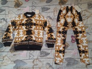 SHEIN Nowy komplet bluza+legginsy rozm.134/140