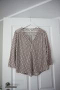 M 38 H&M elegancka bluzka koszulowa koszula wzor