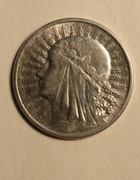 Głowa kobiety Jadwiga 2 złote 1933   33  Ładna