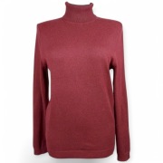 Golf Burton S bordowy klasyczny bawełniany unisex cienki do biura casual