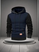 Bluza z kapturem dwukolorowa rozm. M