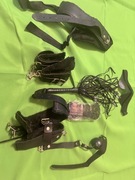 Zestaw BDSM 7 elementów | kajdanki, opaska, knebel, lina, komplet