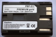 Premium Gold PBP 511  akumulator bateria do canon eos 1D 20D 30D ...