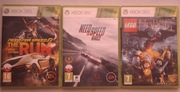 ZESTAW GIER NA XBOX 360  NFS THE RUN RIVALS LEGO HOBBIT WYDANIA PL