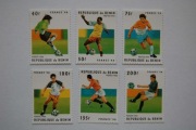 Benin Mi 771-76** MŚ Francja '98,p.nożna