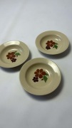 Talerze porcelit fabryka Tułowice PRL 