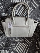 Torebka szara damska skóropodobna 