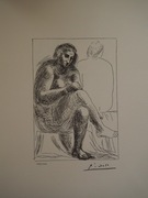 **Pablo Picasso** „W kąpieli”. 1959 r.  sygn. Oryg.