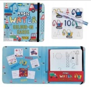 Na Budowie Kolorowanka Wodna z Pisakiem 10kart Magic Water pojazdy budowlan