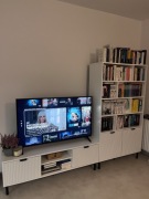 Regał  + RTV szafka wave ryflowane 