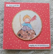 Kartka urodzinowa ręcznie robiona mały książę 