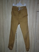 Spodnie jogery musztardowe H&M r. 128