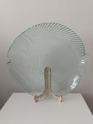 Patera talerz duży ryba Ząbkowice turkus rzadka