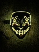 Świecąca maska Hallowen