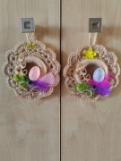 Wielkanocne ozdoby, wianuszki, zawieszki, handmade