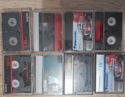 kaset wideo formatu MiniDV Sony, Panasonic ,TDK nagrane do wyczyszczenia