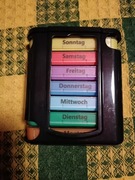 Kasetka tygodniowa na leki Relaxdays 4 przegródki na dobę