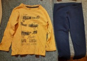 Zestaw bluzka w rozmiarze 100 i getry-rozmiar 104