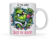 Świąteczny kubek z nadrukiem Grinch na prezent MIKOŁAJKI
