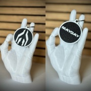 Brelok Mayday dwustronny