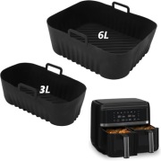 Wkłady silikonowe do Air Fryer Frytownicy Beztłuszczowej 2szt do pieczenia