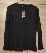 Bluza damska 32-34 z cienkiej dzianiny granatowa Esmara 