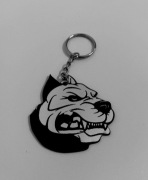 Breloczek do kluczy bulterier, pitbull, amstaff