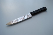 Gerlach nóż na ryby grzyby kuchenny bakelit ebonit 222 mm