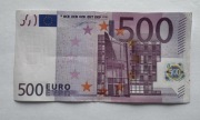 500 Euro Banknot Kolekcjonerski 2002r Seria X Niemcy Stan Bardzo Dobry