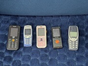Zestaw 5x Stary Telefon CAT Nokia Sony Ericsson