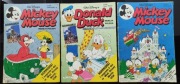 3 komiksy Mickey Mouse i Donald Duck